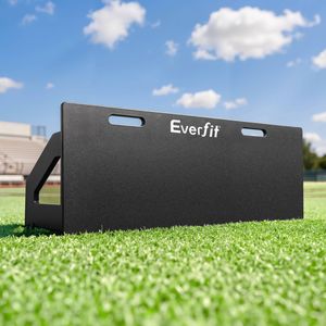 Everfit Soccer Rebounder Board 100x40cm Football Rebound Wall With 2 Angles