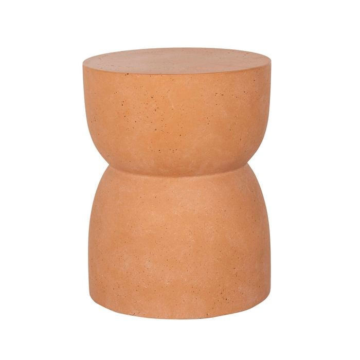 Marquee 350 x 350 x 450mm Cement Outdoor Mykonos Stool Side Table