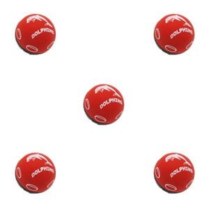 5PK NRL Dolphins NRL Super-High Bounce Ball 60mm - Red