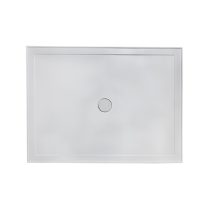 Estilo 1200mm x 900mmt  4 Lip Centre Rear Outlet Shower Base 