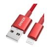Anker Nylon USB to Lightning Cable 1.8m - Red