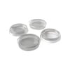 Surface Gard 37mm Clear Plastic Round Castor Cup - 4 Pack