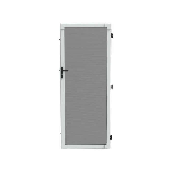 Adjusta-Fit 800-850 x 2000-2050mm White Right Hinge Adjustable Aluminium Security Door
