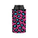 Stubbyz Pink Leopard Print Stubby Cooler Slim