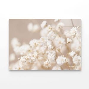 Dry Little White Flowers  Print 100% Australian Made 90 x 60cm  (Acrylic)
