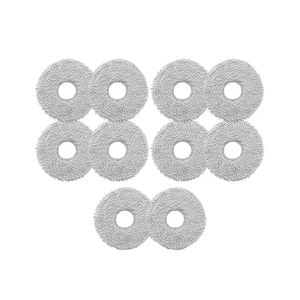 iDeer life 10PK Mops Compatible with ECOVACS X1/T10/T20/T30 Robot Vacuum Cleaner