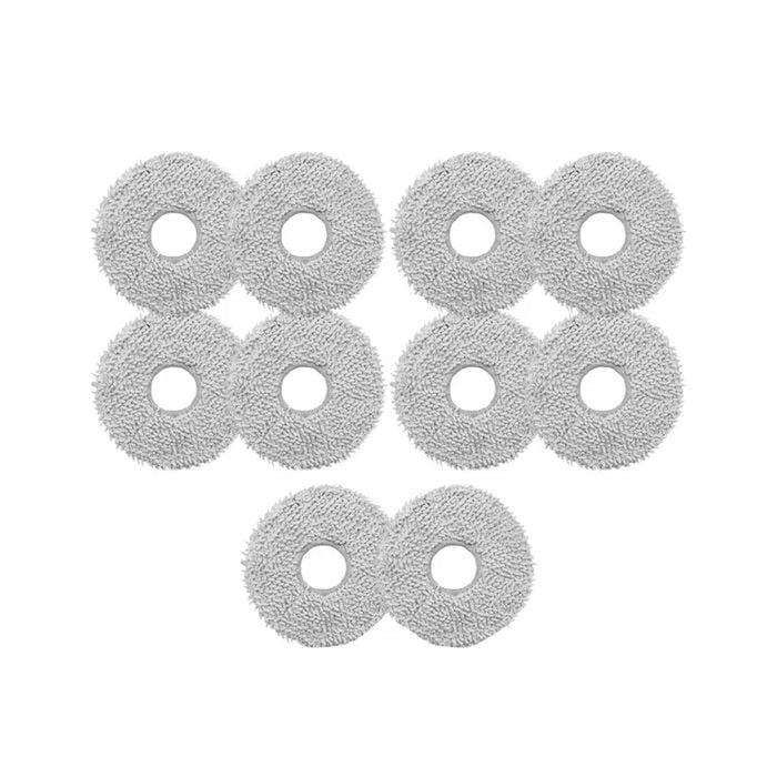 iDeer life 10PK Mops Compatible with ECOVACS X1/T10/T20/T30 Robot Vacuum Cleaner