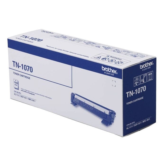 Brother Tn-1070 Toner Cartridge – 1000 Page Yield – For Hl-1110, Dcp-1510, Mfc-1810 Printers