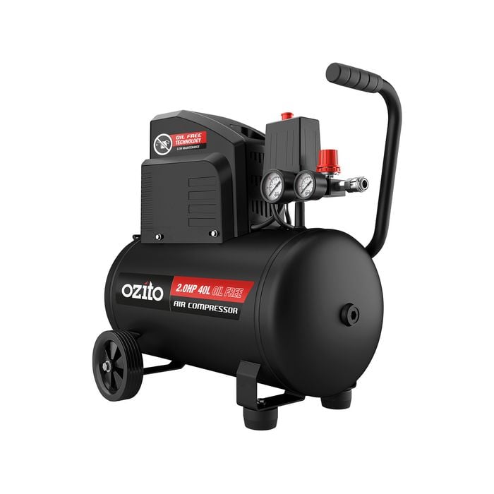 Ozito 40L 2.0HP Oil Free Air Compressor