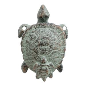 LVD Cast Iron 11.5cm Antique Turtle Doorknocker Home Decor