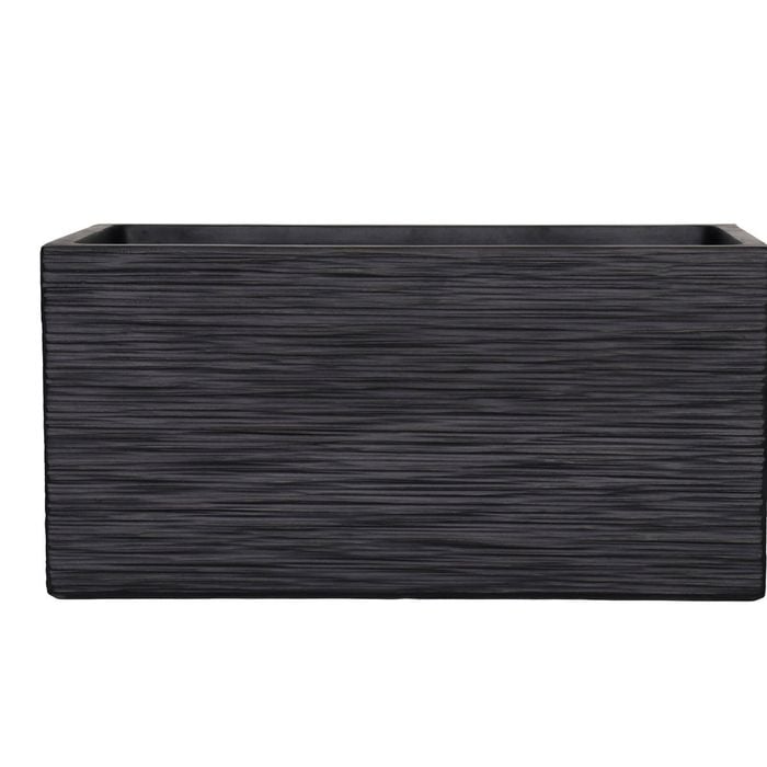Northcote Pottery 60cm Black Atlas Trough - Bunnings Australia
