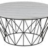 Cooper & Co. Living Benton Round Real Marble Top Coffee Table