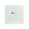 Quartet Frameless 45x45cm Dry-Erase Desktop Glass Planner Board