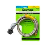 Gasmate Regulator & Braided Hose - 1200mm - LCC27 to 5/8" UNF (3/8" SAE)
