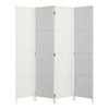 Artiss 4 Panel Room Divider Screen Woven White