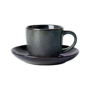 Ecology Element Espresso Cup & Saucer 120ml - Raven