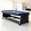 TOPONE 8FT 4-in-1 Convertible Multi Game Table, Heavy-Duty Reinforced Black Frame for Indoor Multi-Sport Use - White