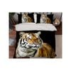3D Animal Tiger 71 Bed Pillowcases Quilt Queen Size