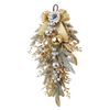 Christmas Wreath Shape for Front Door [Gold]