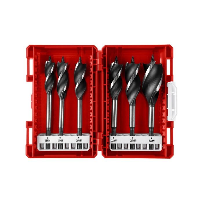 Full Boar 6 Piece Power Auger Drill Bit Set