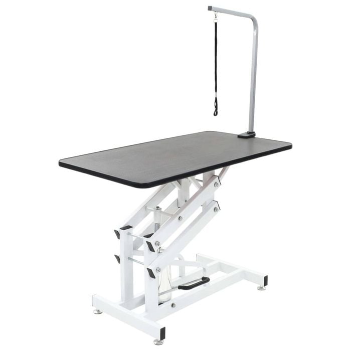 Hydraulic Z-Lift Dog Cat Pet Grooming Table Salon Vet Height Adjustable Loop
