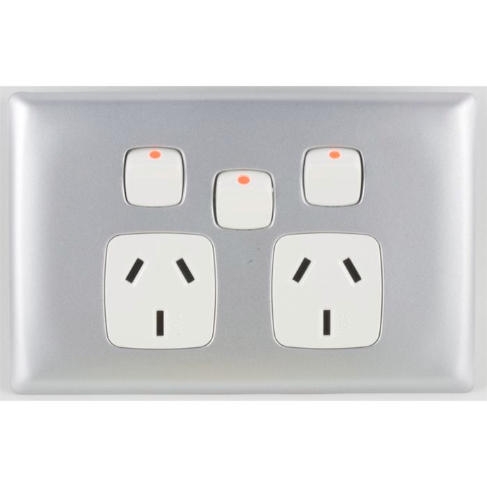 HPM LINEA Double Powerpoint With Extra Switch