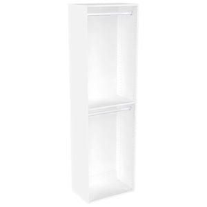 Lugna 2048 x 600 x 380mm White Double Hanging Robe Insert