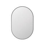 Barelli 750 x 500mm Gun Metal Grey Modena Pill Shaped Framed Mirror