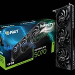 PALIT RTX5070 INFINITY 3 12GB GDDR7 192bit 3-DP HDMI NE75070019K9-GB2050S