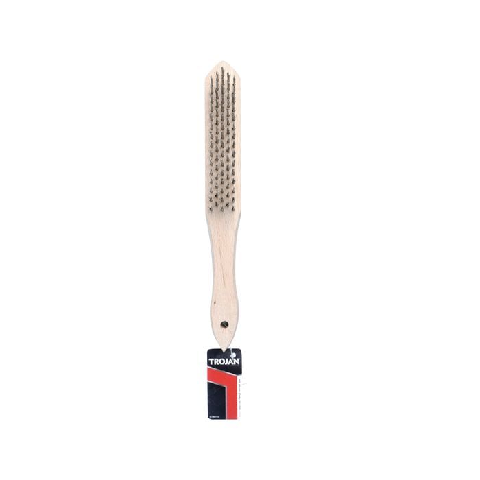Trojan 5x15 Row Stainless Steel Wire Brush