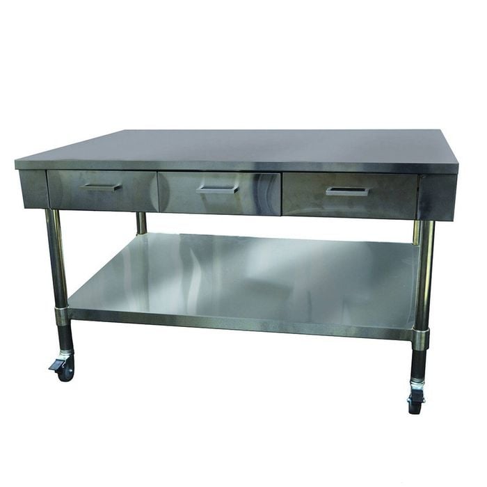 Modular Systems Work Bench With 3 Drawers And Under Shelf Swbd8-3