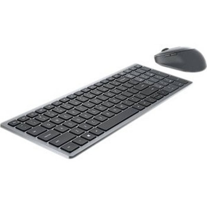 Dell Multi-device Wireless Keyboard & Mouse Combo Us English - Km7120w - Scissors Wireless Bluetooth/rf 5.0 2.40 Ghz Keyboard