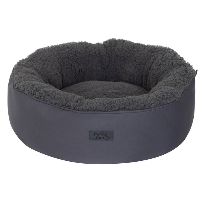 Baxter Bone Large Charcoal All In One Donut Pet Bed