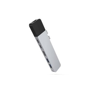 Hyperdrive Usb C Hub Net 6-in-2 For Macbook Pro Air Multi-port Hdmi Silver