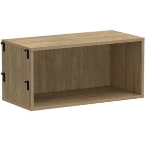 Flexi Storage Studio 760 x 360 x 360mm Oak Silhouette Open Display Cabinet