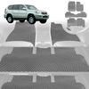 6D Diamond Car Floor Mats for Toyota Prado 2002-2009-Ultimate Set-Grey-Outback GT
