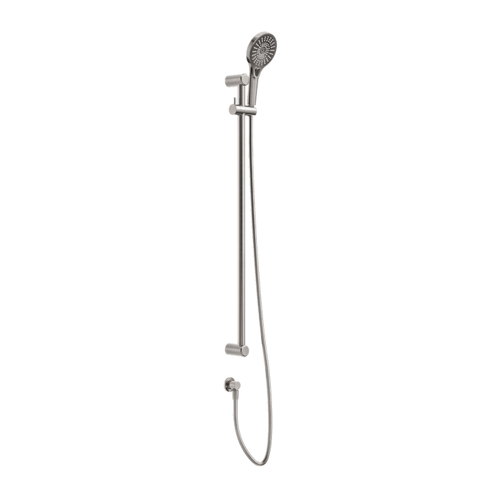 Nero Mecca Care 25mm Grab Rail And Adjustable Shower Rail Set 900mm Brushed Nickel
