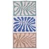 LVD Microfibre Beach Absorbent Floral Pattern Towel In Bag 90x180cm Trio