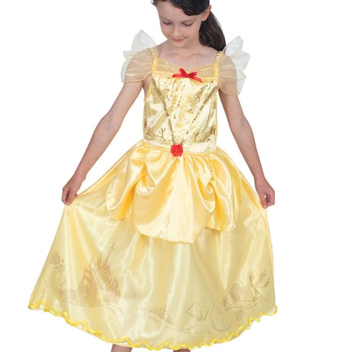 Deluxe Storyteller Belle Girls Disney Princess Costume - 3-5