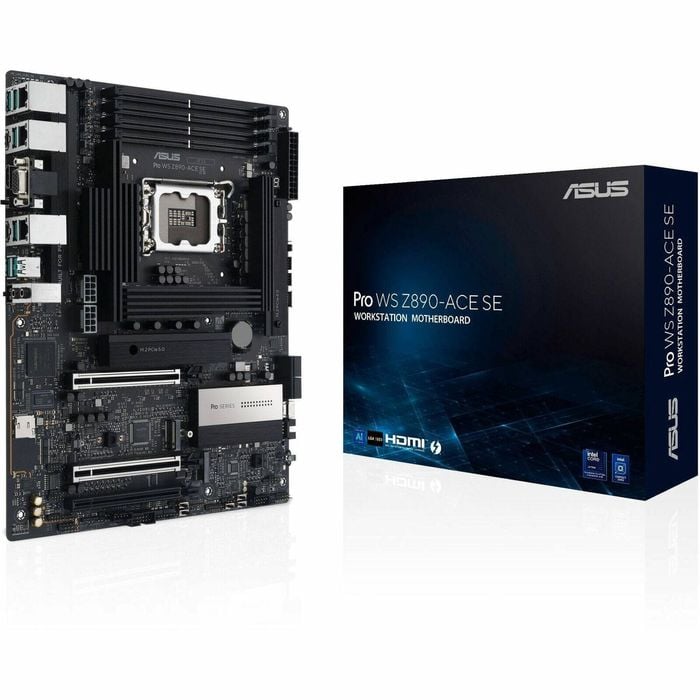 Asus Pro WS Z890-ACE SE Workstation Motherboard – DDR5 Support – High-End Performance for Creators
