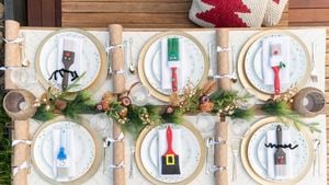 Paint brush christmas decoration