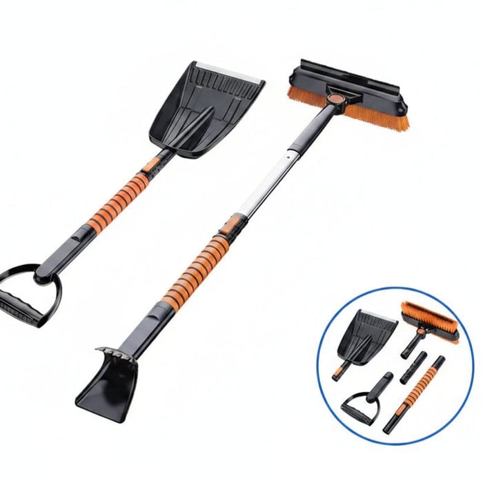 Retractable Snow Brush & Ice Scraper