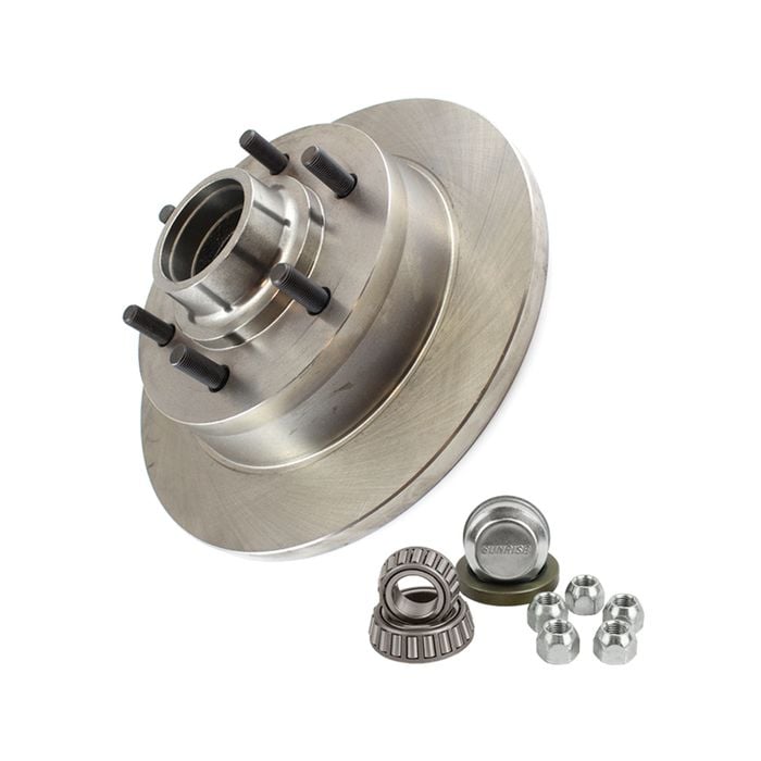 Sunrise Trailer Disc Hub Natural - Landcruiser 6 Stud, Parallel - Hdlc5spn