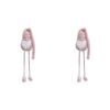 2x LVD Gnome Large Santa Pink Decorative Sculpture Home/Lounge Christmas Decor