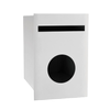 Sandleford White Matilda Fence Mount Letterbox