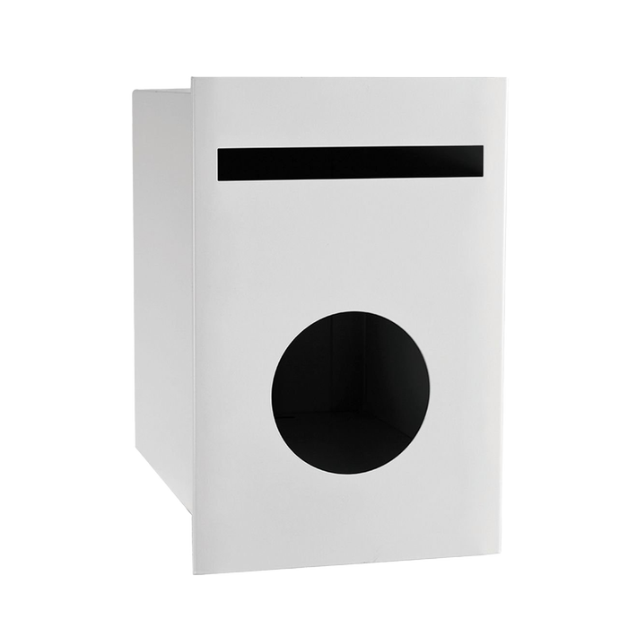 Sandleford White Matilda Fence Mount Letterbox