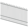 ProtectorAl 1201-2400W x 1500H Monument Loop & Spear Top Pool Fence Panel Raked Up to 15º