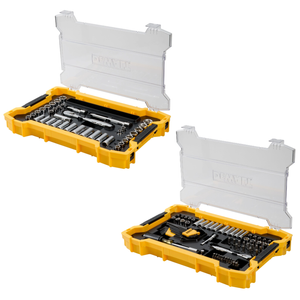 DeWALT 131 Piece 1/4" & 3/8" Mechanic Tool Set with TOUGHSYTEM 2.0 Tray DWMT45402-1