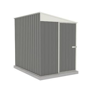 Absco Sheds 1.52 x 2.26 x 2.06m Woodland Grey Narrow Single Door Garden Shed