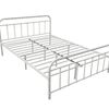 Darcy Metal Bed Frame White - Queen